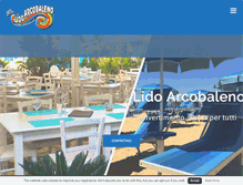 Tablet Screenshot of lidoarcobalenocatania.org